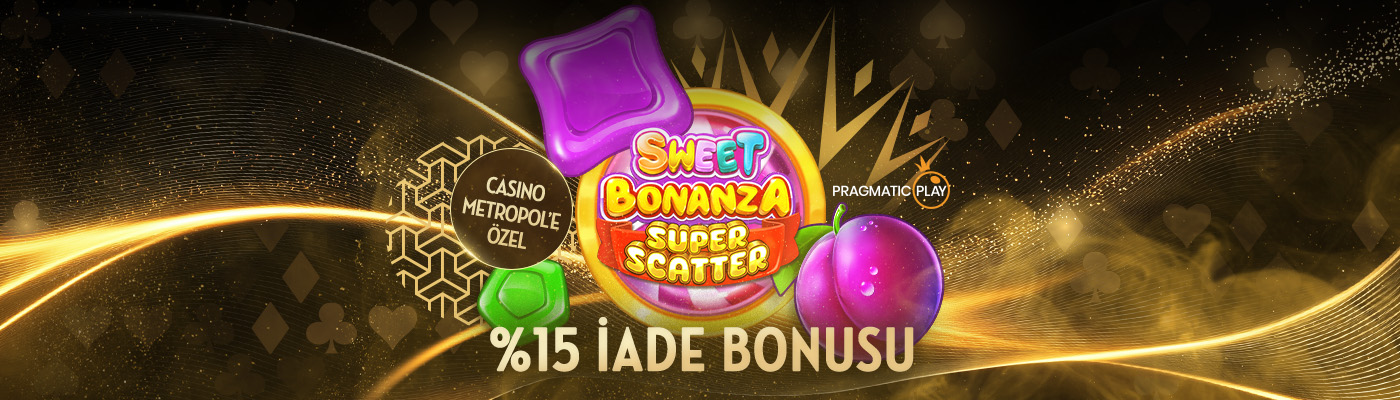 super scatter Yeni Slottan Free Spin + İade %15 iade bonusu